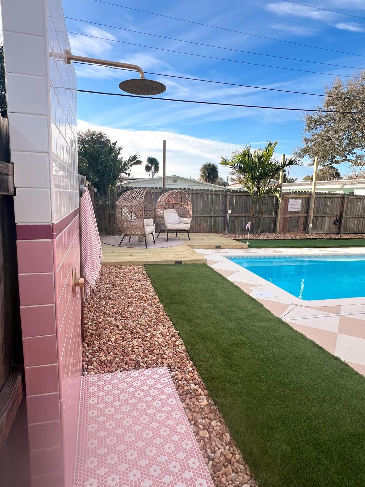 Luxury Villa 3 Blocks From The Beach With Pool A Fire Pit And Outdoor Oasis Cape Canaveral Eksteriør bilde