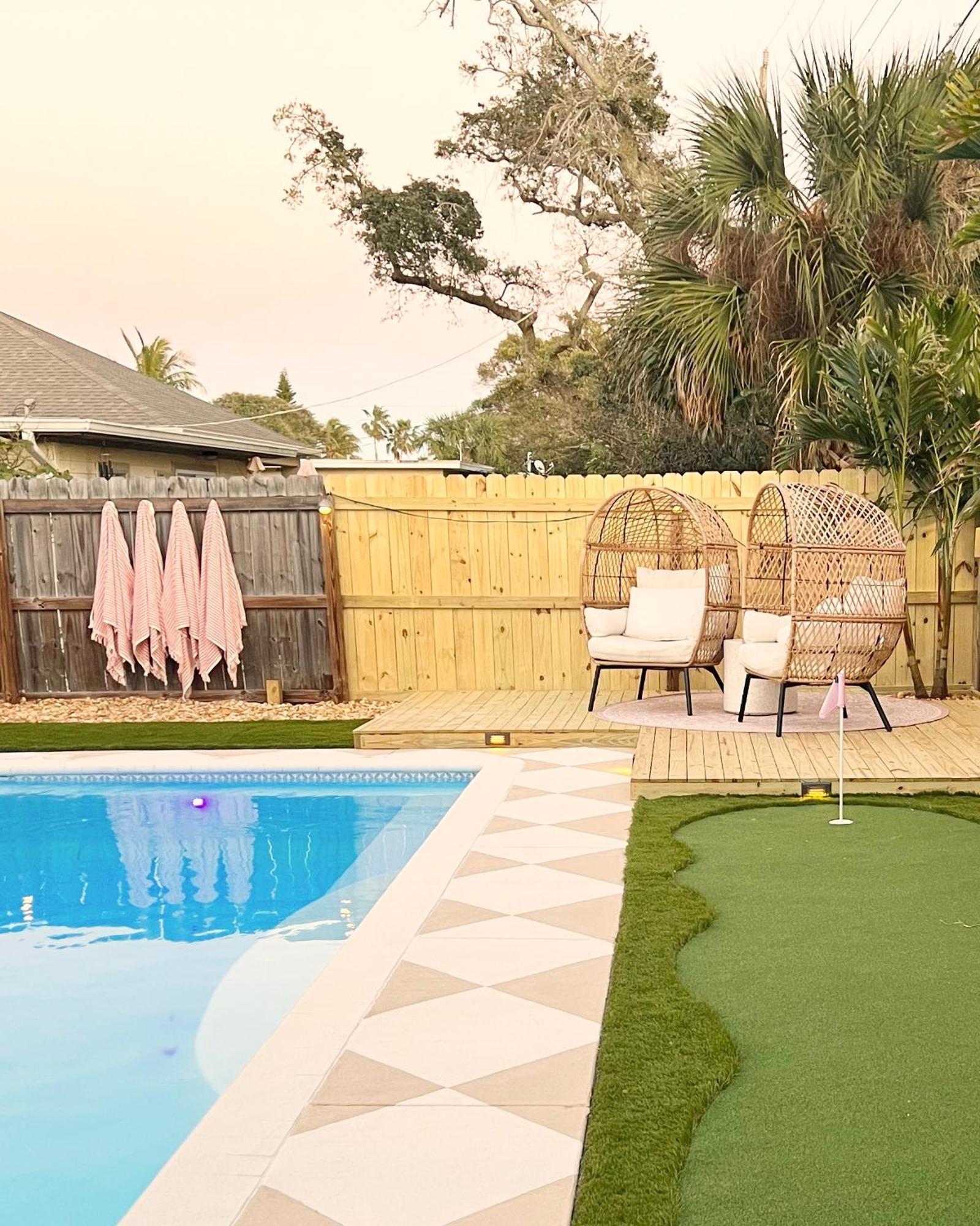 Luxury Villa 3 Blocks From The Beach With Pool A Fire Pit And Outdoor Oasis Cape Canaveral Eksteriør bilde